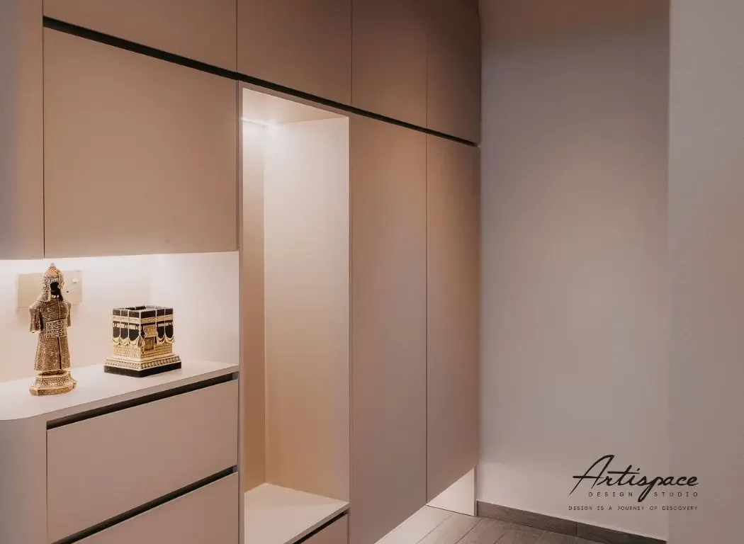 Bedroom interior design project in Singapore by ArtiSpace Design Studio