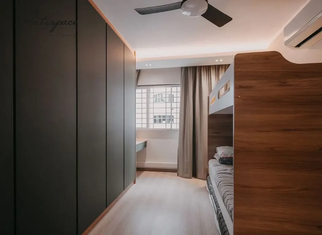 Bedroom interior design project in Singapore by ArtiSpace Design Studio