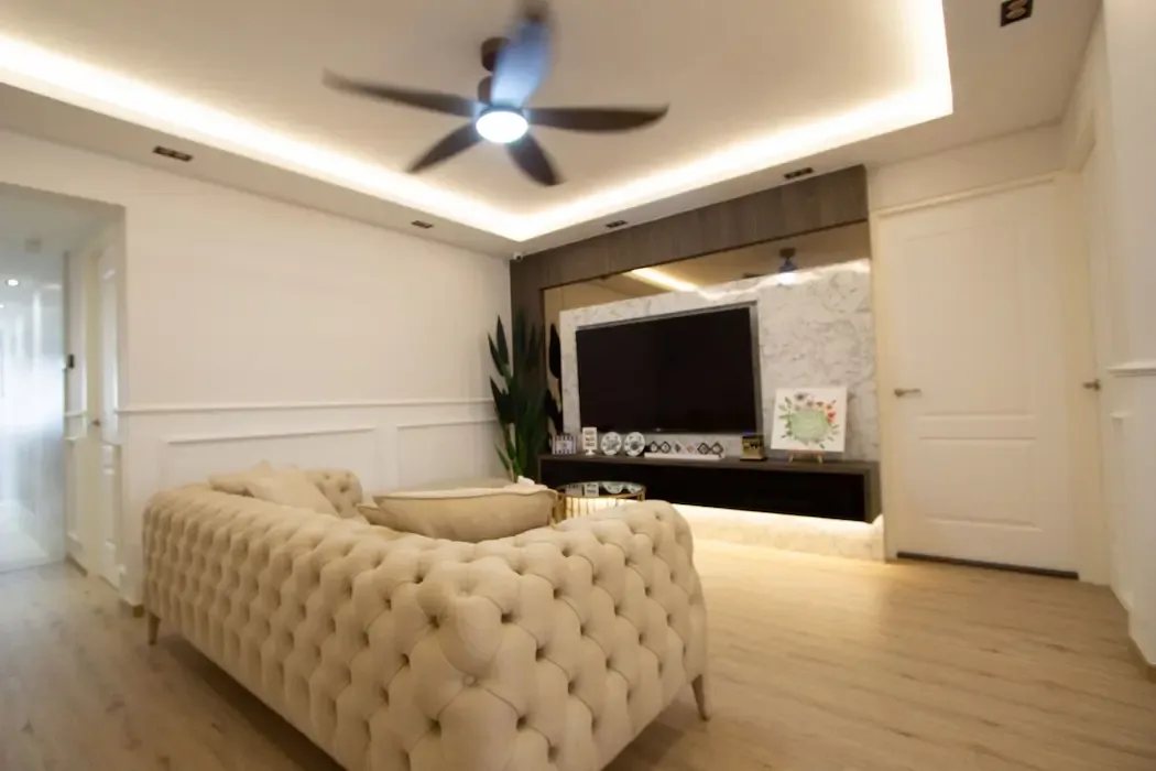 Bedroom interior design project in Singapore by ArtiSpace Design Studio