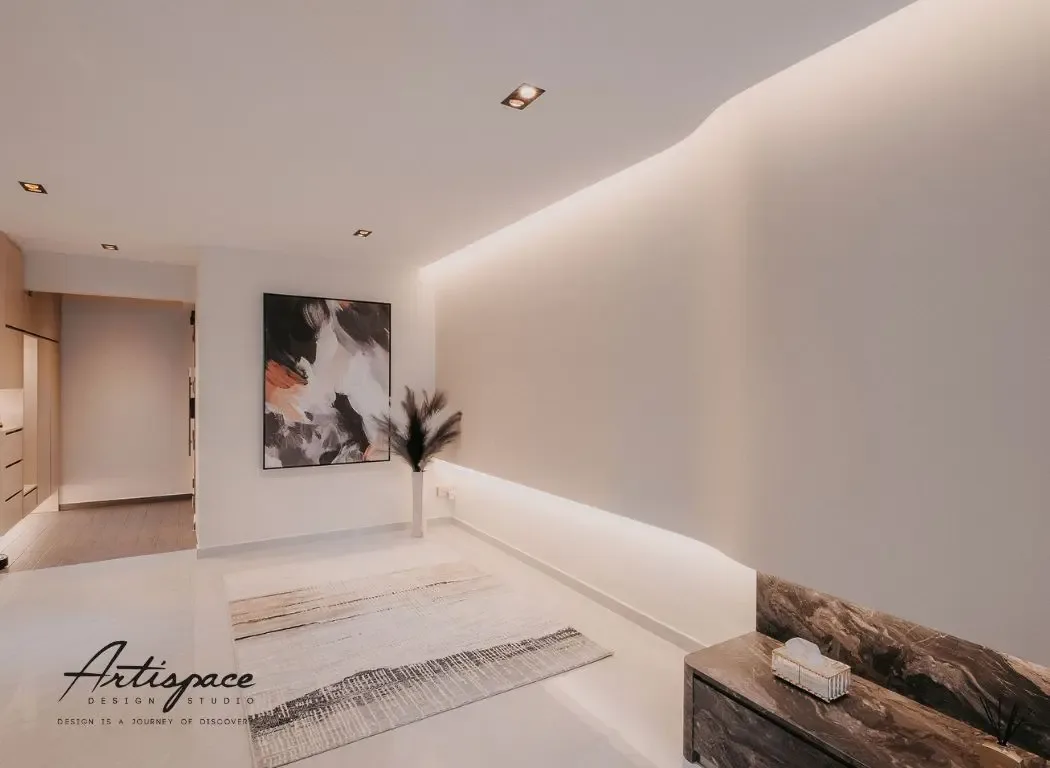 Dining interior design project in Singapore by ArtiSpace Design Studio