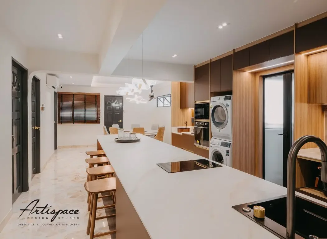 Dining interior design project in Singapore by ArtiSpace Design Studio