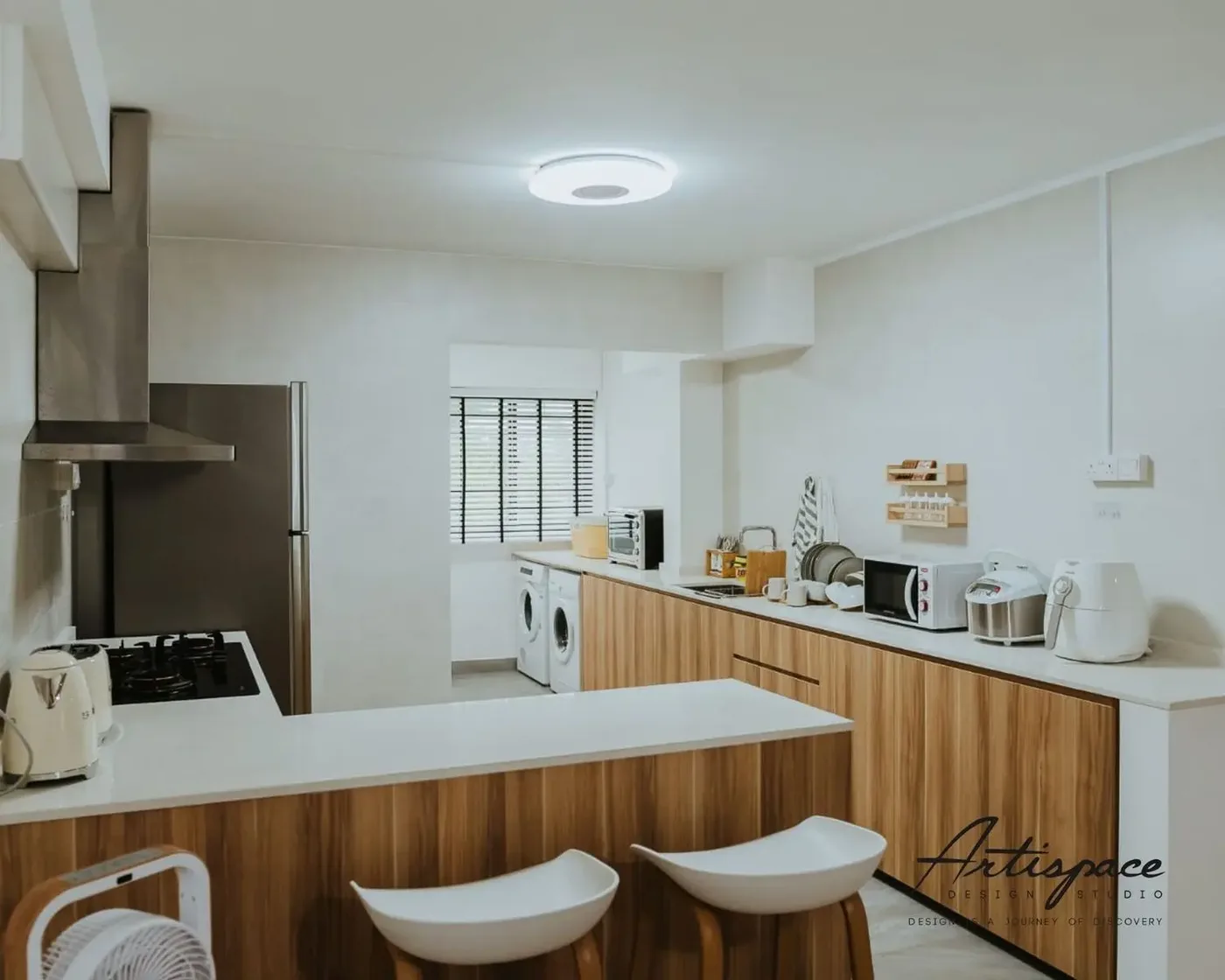 Kitchen interior design project in Singapore by ArtiSpace Design Studio