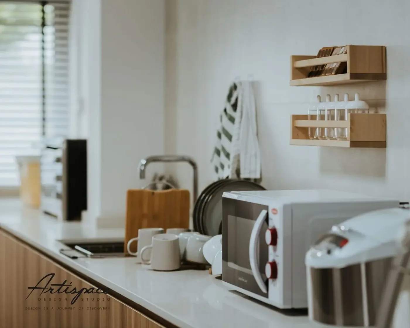 Kitchen interior design project in Singapore by ArtiSpace Design Studio
