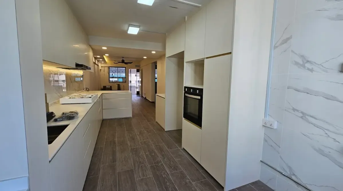 Kitchen interior design project in Singapore by ArtiSpace Design Studio