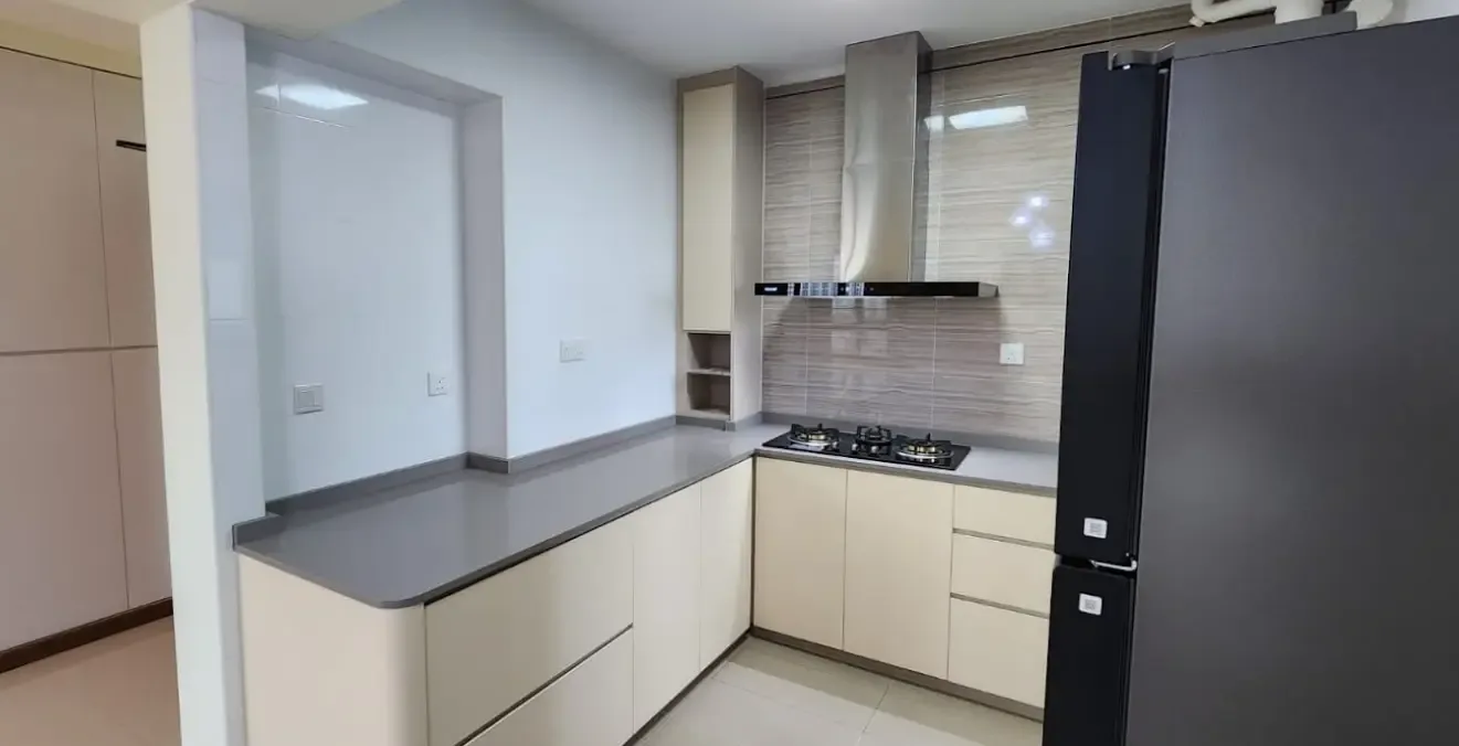 Kitchen interior design project in Singapore by ArtiSpace Design Studio