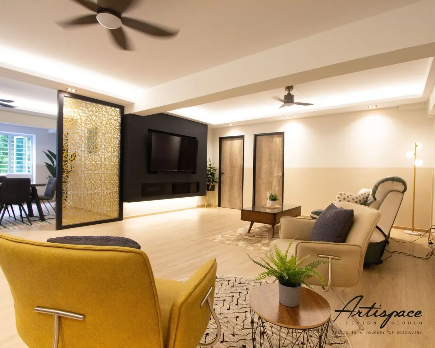 Living interior by ArtiSpace Design Studio