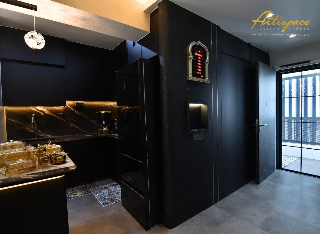 Living interior design project in Singapore by ArtiSpace Design Studio