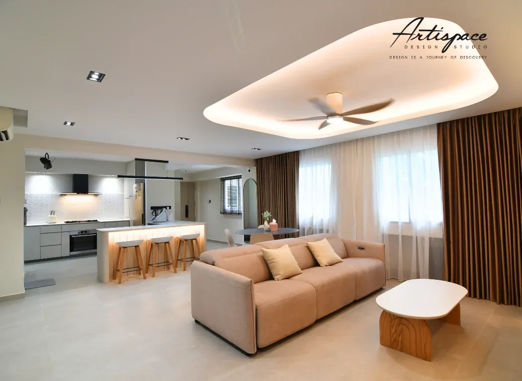 Living interior by ArtiSpace Design Studio