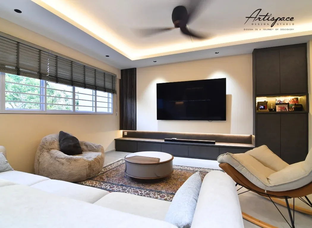 Living interior by ArtiSpace Design Studio